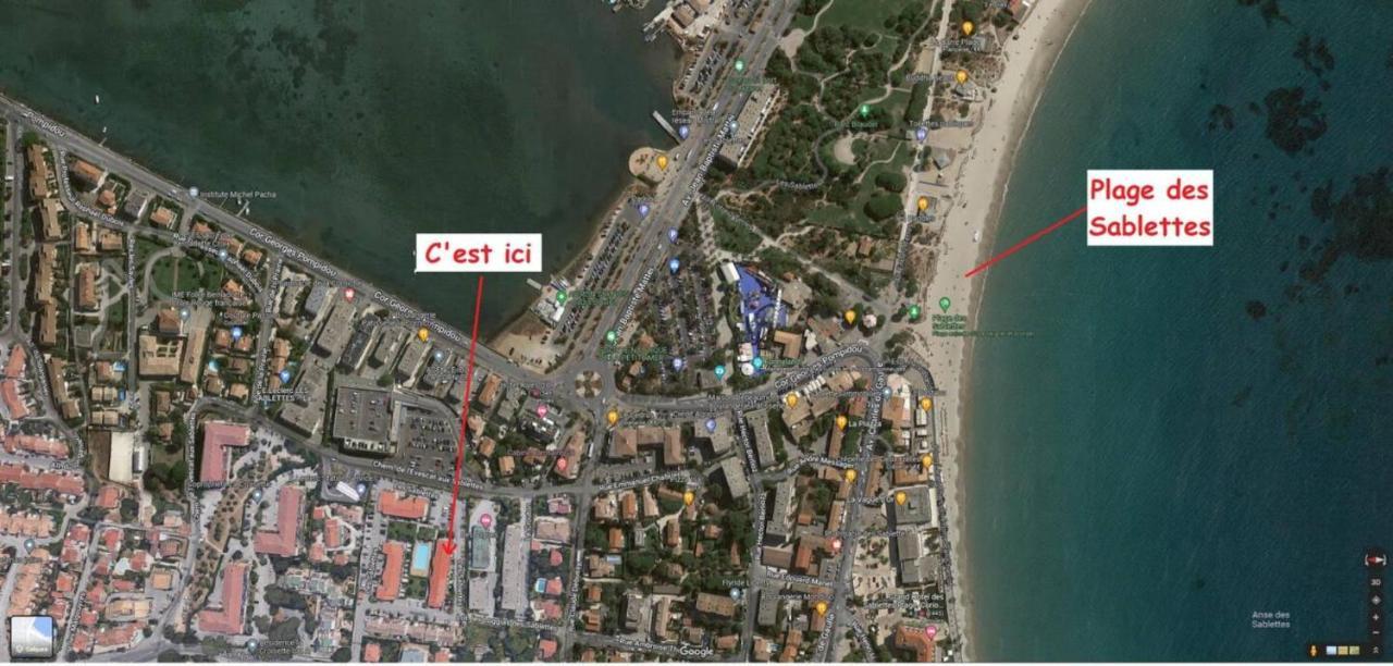 Charmant Appart. 500M Plages Des Sablettes La Seyne-sur-Mer Exterior foto